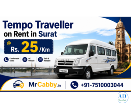 MrCabby Tempo Traveller on Rent in Surat Book Now