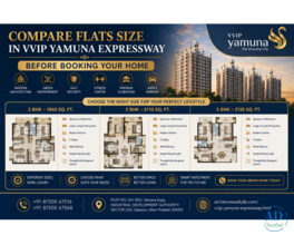 Compare Flats Size in VVIP Yamuna Expressway Before Booking Your Home