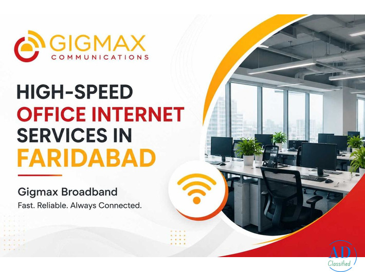 High-Speed Internet Services in Faridabad – Gigmax Broadband
