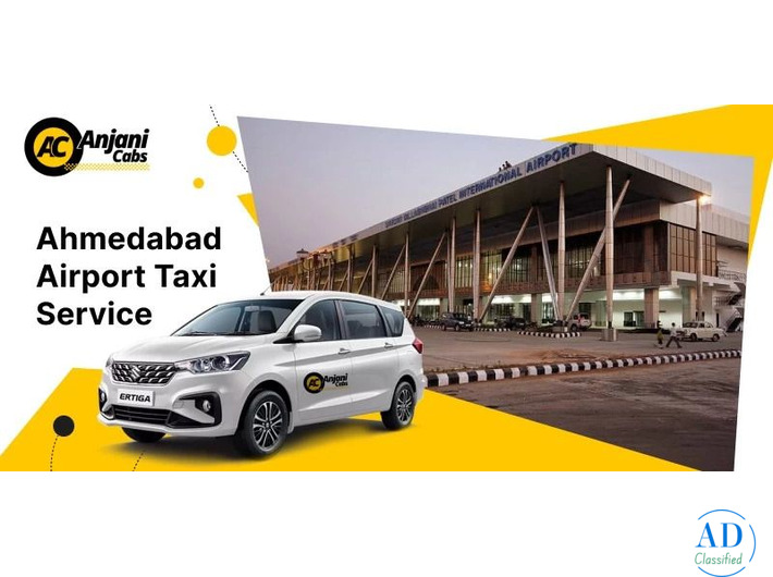 Book Affordable Ahmedabad Airport Taxi Service with Anjani Cabs
