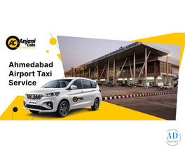 Book Affordable Ahmedabad Airport Taxi Service with Anjani Cabs