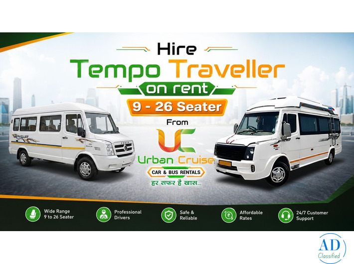 Affordable Tempo Traveller on Rent in Mumbai | 9 Seater & 26 Seater Tempo Traveller Van Services
