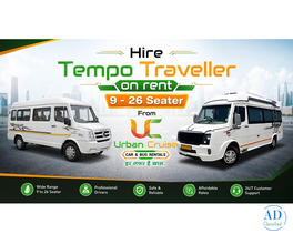 Affordable Tempo Traveller on Rent in Mumbai | 9 Seater &amp; 26 Seater Tempo Traveller Van Services