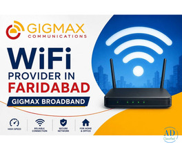 Best Internet & WiFi Provider in Faridabad – Gigmax Broadband