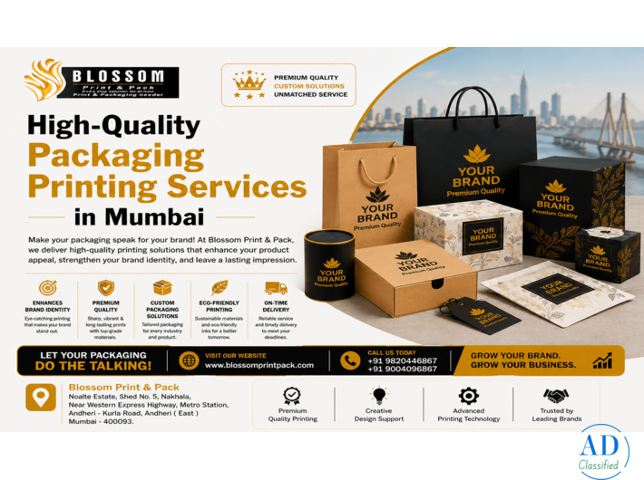 High-Quality Packaging Printing Services in Mumbai
