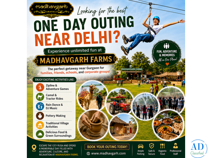 Farm House Near Gurgaon – Experience Nature and Adventure