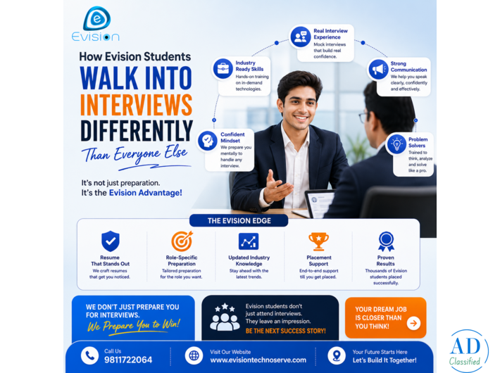 How Evision Students Walk Into Interviews Differently Than Everyone Else