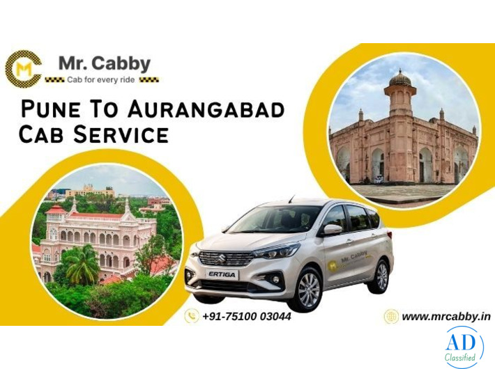 Book Pune to Aurangabad Cab Service - Mr. Cabby