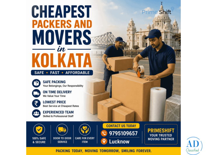 Affordable Cheapest Packers And Movers in Kolkata for Stress-Free Moving