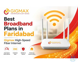 Best Broadband Plans in Faridabad – Gigmax High-Speed Fiber Internet