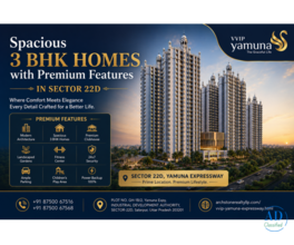 Spacious 3 BHK Homes with Premium Features in Sector 22D