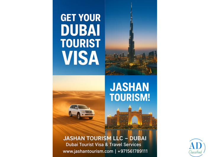 Jashan Tourism - Your Trusted Travel Partner in Dubai Since  !