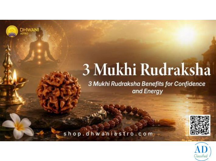 3 Mukhi Rudraksha for Confidence Strength and Positive Energy