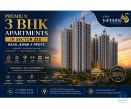 Premium 3 BHK Apartments in Sector 22D Near Jewar Airport