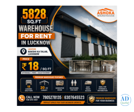 Sq Ft Warehouse for Rent in Lucknow | Ideal Logistics, Distribution & Commercial Storage Hub
