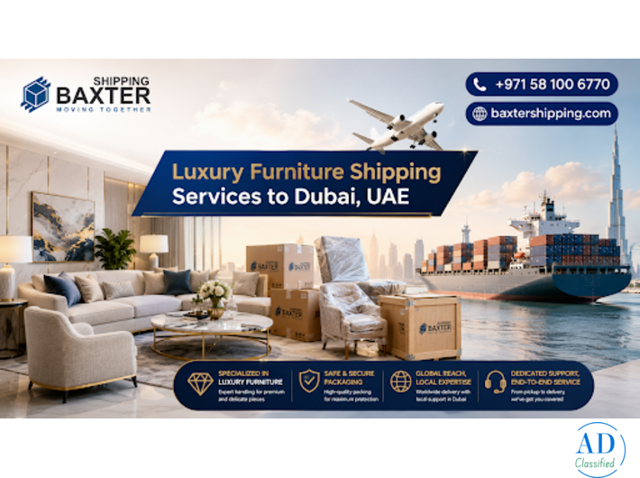 Luxury Furniture Shipping Services to Dubai, UAE