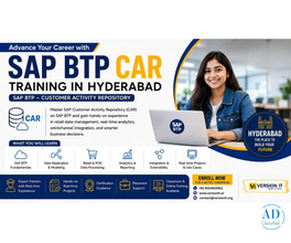 SAP BTP CAR Training in Hyderabad at Version IT | SAP Customer Activity Repository Course