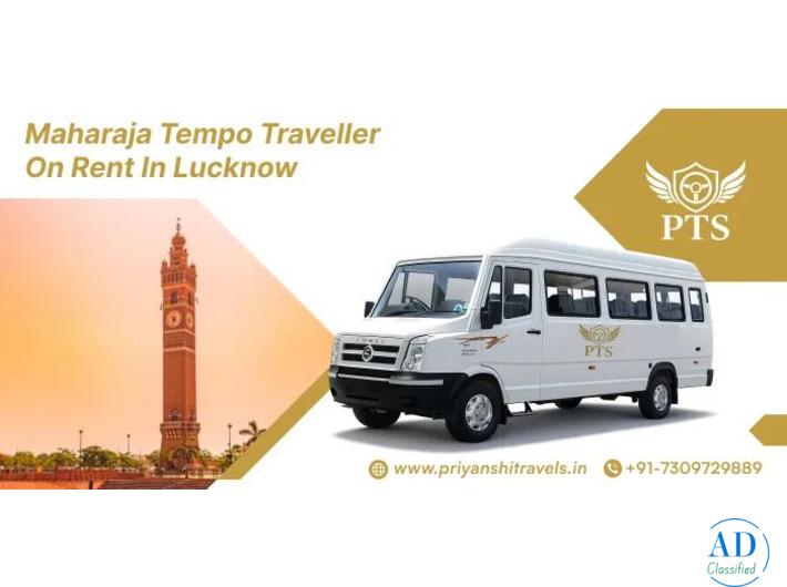 Maharaja Tempo Traveller on Rent in Lucknow for Weddings & Events