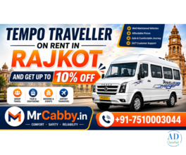 MrCabby – Top One Trusted Tempo Traveller Service in Rajkot