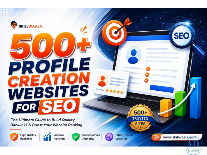 Best Profile Submission Sites List for Website Ranking – Skillwaala