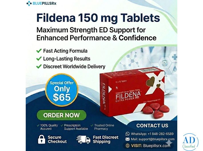 Arizona Fildena 150 Mg Tablets Order Today
