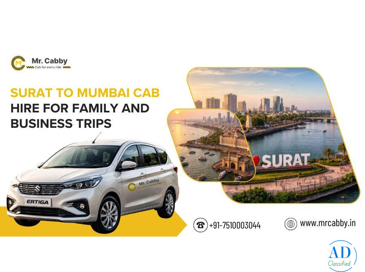 Surat to Mumbai Cab Service at Affordable Rates