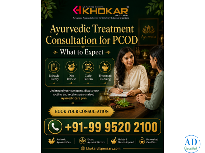 Ayurveda Treatment for PCOD & Female Infertility in  Hyderabad