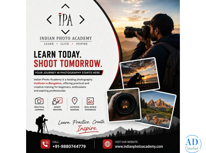 photography training in Bangalore