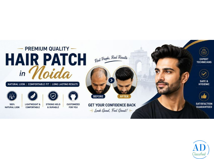 Hair Patch in Noida - Best Hair Replacement Clinic | Apolo Hair Studio