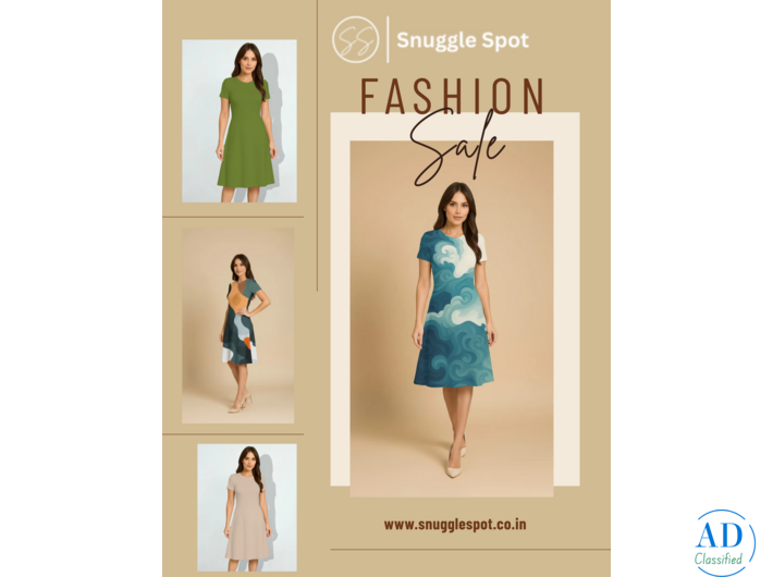 Stylish Knee Length Casual Dresses and Mid Length Dresses for Women