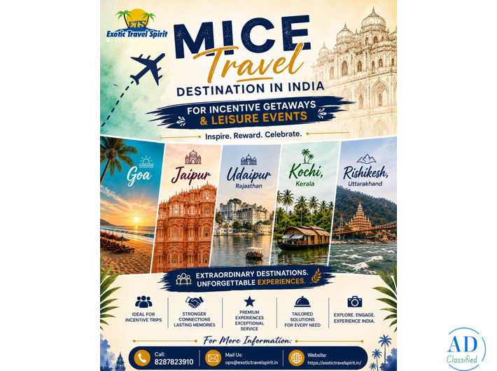Corporate MICE Travel Services in India | Meetings, Incentives & Business Tours