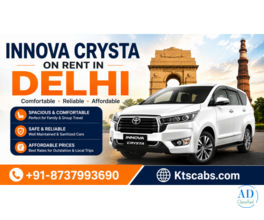 Book Innova Crysta On Rent In Delhi with Trusted Ktscabs