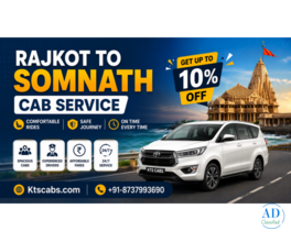 Affordable Rajkot to Somnath Cab Service – Book with MrCabby Today