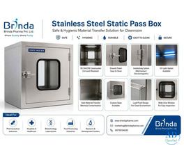 Buy Steel Static Pass Box for Cleanrooms at Best Price