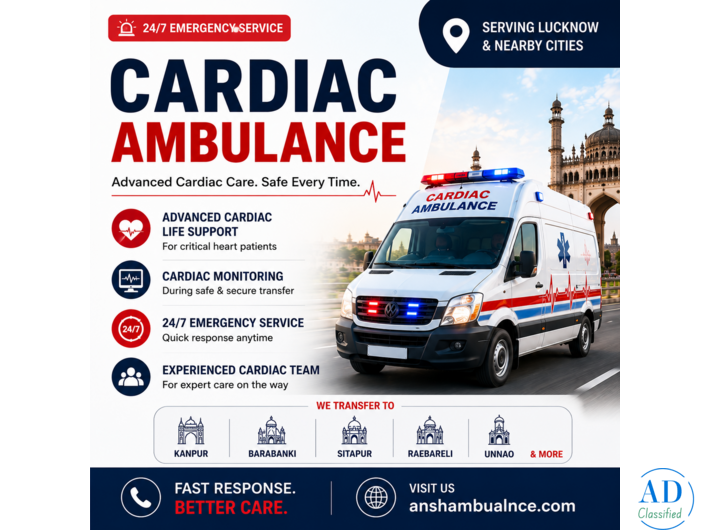 Cardiac Ambulance in Lucknow