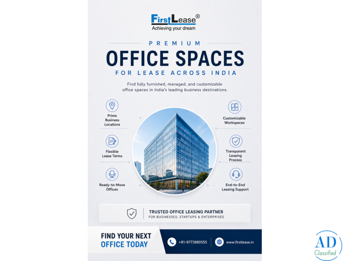 Shape the Future with Office Space for Rent in Chandigarh