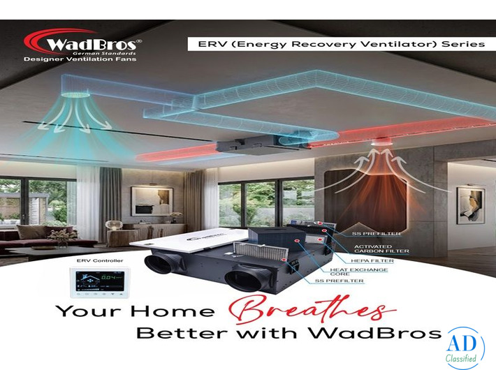 Energy Recovery Ventilator Ceiling Mount