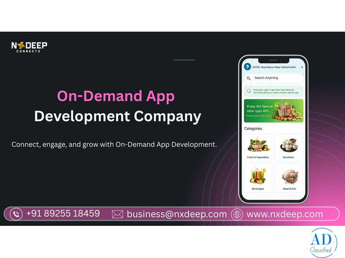On-Demand App Development Company Delivering Innovative Solutions