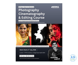 RTPFA - Roshann Thakur Photography & Filmmaking Academy |Call Now
