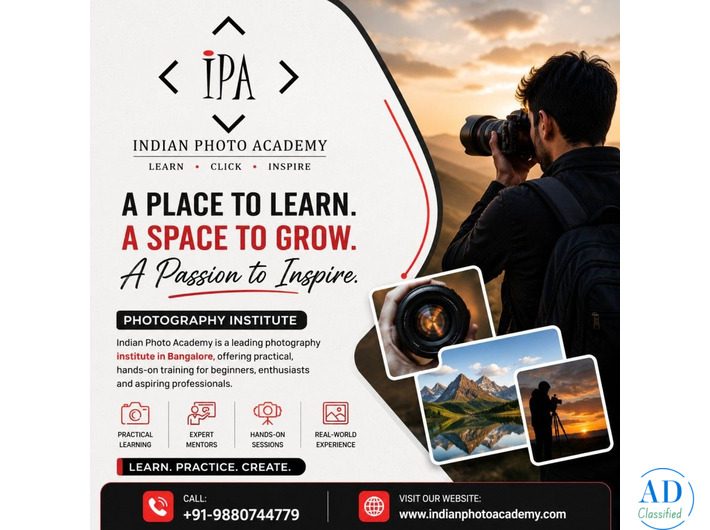 photography institute in Bangalore