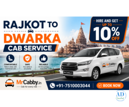 Book Rajkot to Dwarka Cab Service for Affordable Ride MrCabby