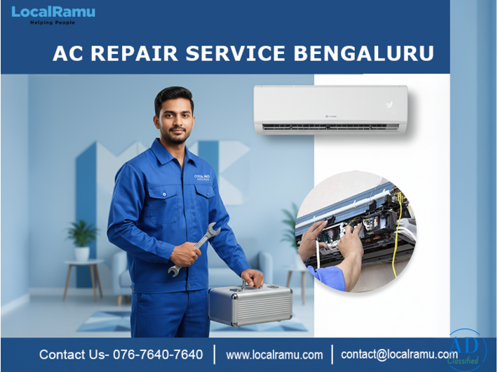 Beat the Heat with Expert AC Repair Service in Bengaluru by LocalRamu Services