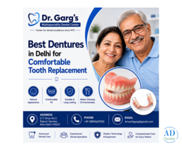 Best Dentures in Delhi for Comfortable Tooth Replacement