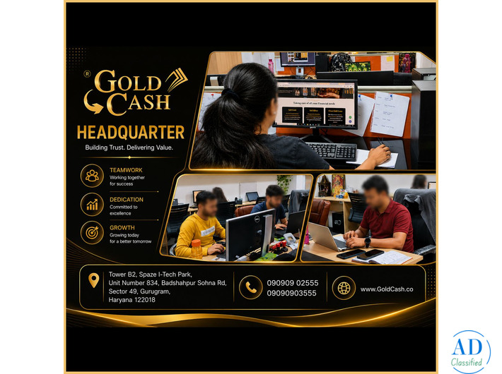 Turn Your Gold & Silver into Instant payment at Gold Cash Limited