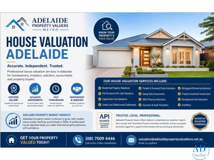 House Valuation Adelaide – Certified Property Valuers for Accurate Home Assessments