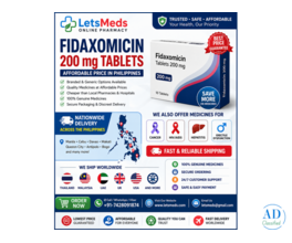 Order Fidaxomicin 200 mg Tablets Online in Manila, Cebu and Davao