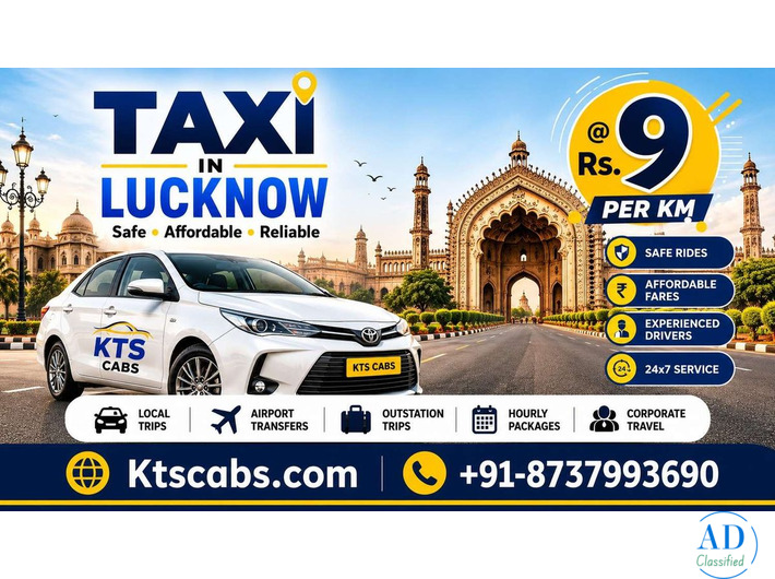 Book Taxi in Lucknow for Local and Outstation Trips