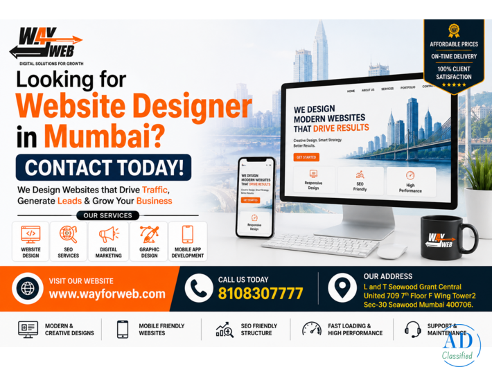 Looking for Website Designer in Mumbai? Contact Today