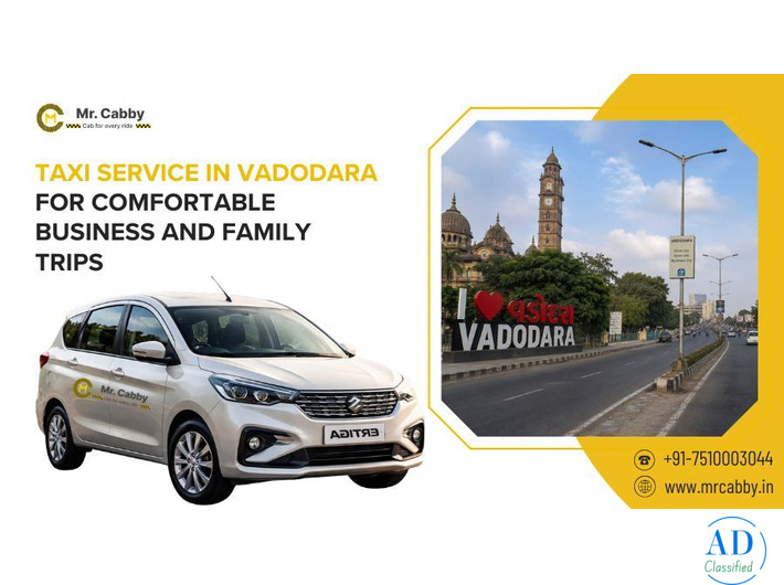 Reliable Taxi Service in Vadodara for Local & Outstation Trips