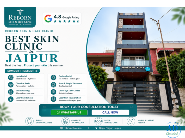 Best Skin Clinic in Jaipur for Tanning and Summer Damage